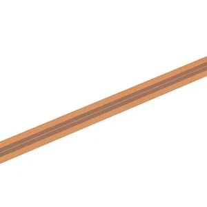 Cablu coaxial plat 0.5m cu conector F mama-mama Goobay