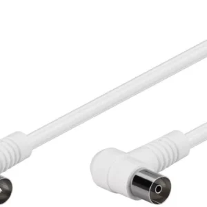 Cablu coaxial Profesional cu mufe cotite 5m Goobay