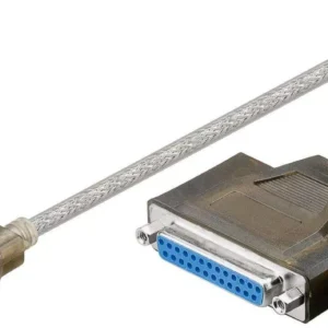 Cablu convertor USB la Paralel 25 pini 1.5m Windows 10 Goobay