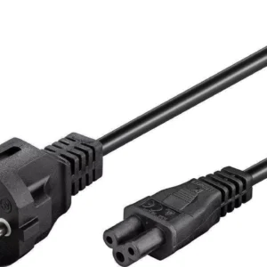 Cablu de alimentare 1.8m conector tip F CEE 7/7 la priza C5 10A laptop Goobay