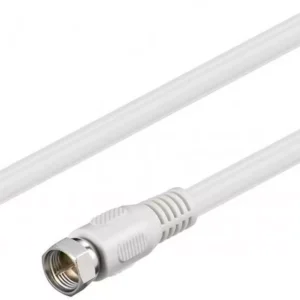 Cablu de antena ecranat F tata-tata 7.5m Goobay