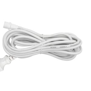 Cablu de conectare la retea 5m alb pentru instalatii luminoase Home KSHW5