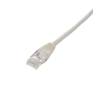 Cablu de retea UTP Well cat5e patch cord RJ45 0.5m alb UTP-0008-0.5WE-WL