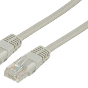 Cablu de retea UTP Well Cat5e patch cord RJ45 5m gri UTP-0008-5GY-WL