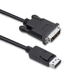 Cablu DisplayPort la DVI-D (24+1) 1.8m negru 50364 QOLTEC