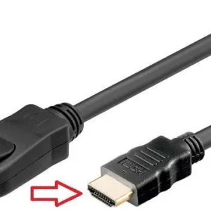 Cablu DisplayPort tata la HDMI tata 2m V1.2 4K UltraHD 24Hz