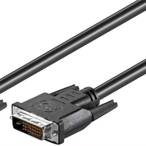 Cablu DVI-D 24+1p tata - DVI-D 24+1p tata 0.5m Dual-Link Full HD 1080p 1920x1080 WQXGA 2560x1600 Goobay