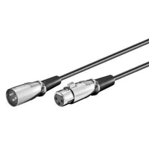 Cablu extensie XLR la XLR mama 2m Goobay