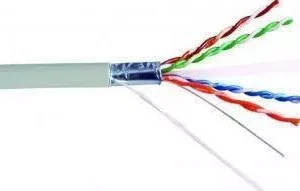 Cablu FTP CAT6 8 fire 0.56mm din cupru OFC ecranat Well