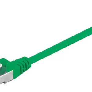 Cablu FTP verde CAT5E 0.25m RJ45-RJ45 Goobay