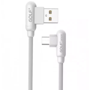 Cablu Golf Wing Micro USB 45M 1m 2.4A alb
