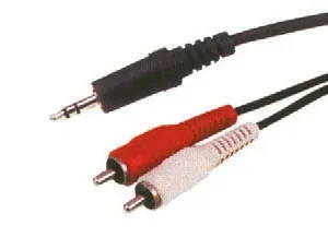 Cablu Jack 3.5 mm la 2x RCA 10m stereo Cabletech