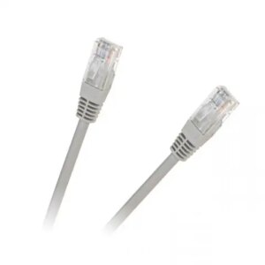 Cablu patchcord retea UTP 0.5m CAT5e 2x RJ45 CCA gri