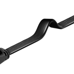 Cablu plat CAT6 FTP RJ45-RJ45 1m cupru 250MHz negru Goobay 94231