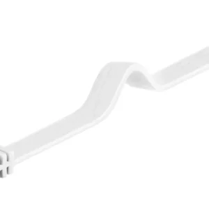 Cablu plat Cat6 UTP 2m 250MHz RJ45 cupru alb Goobay