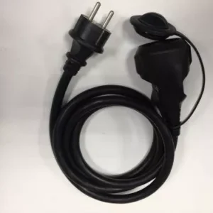 Cablu prelungitor 10m 1.5mm negru IP44 Well