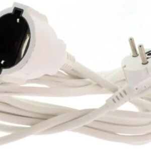 Cablu prelungitor 5m 1.5mm alb Well EXTC-5M-1.5PWE-WL