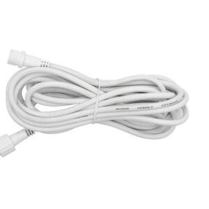 Cablu prelungitor 5m alb pentru instalatii luminoase Home KTTW5