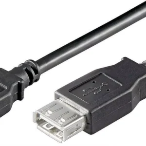 Cablu prelungitor USB A tata USB A mama 1.8m cupru USB 2.0 480Mbit/s Goobay