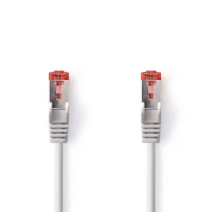 Cablu SFTP CAT6 1m RJ45 tata - RJ45 tata gri Nedis