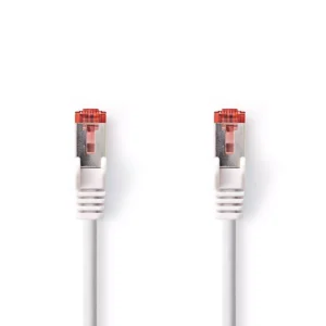 Cablu SFTP CAT6 7.5m RJ45 tata - RJ45 tata alb Nedis