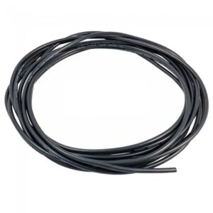 Cablu siliconic multifilar 22AWG 0.5mm2 negru 1m