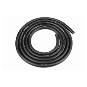 Cablu siliconic multifilar 8AWG 8.36mm2 negru 1m