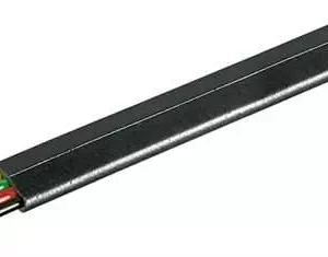 Cablu telefon plat 4 fire negru CCS Well pret 1m