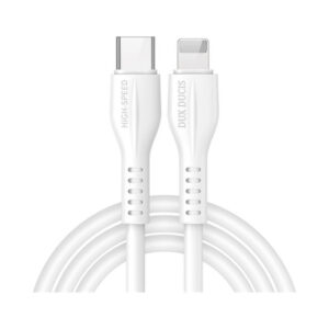Cablu Type C - Iphone lightning 1m 3A 20W alb Dux Ducis