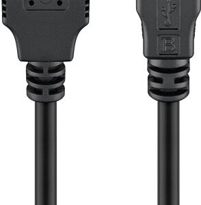Cablu USB 2.0 A tata - mini USB B 5-pin tata 3m negru Goobay