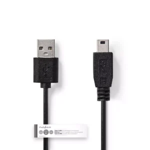 Cablu USB 2.0 A tata - mini USB tata 1m Nedis