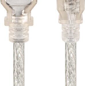 Cablu USB 2.0 HI-SPEED tata A la USB tata tip B imprimanta 1m cupru 0.48Gbit/s transparent 68606 Goobay