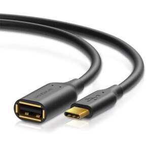 Cablu USB 2.0 SENTIVUS OTG tata USB-C - USB-A mama 0.1m SE-U206-010