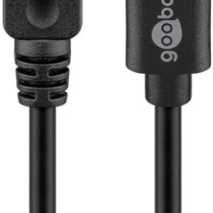 Cablu USB 2.0 USB type C tata la Mini USB tata 0.5m Cupru 0.48Gbit/s negru 67989 Goobay