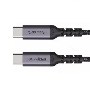 Cablu USB-C tata la USB-C tata 1m 100W 3.1 20V 5A 10Gbps