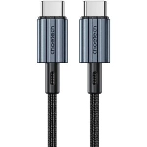 Cablu USB-C - USB-C PD 60W 1.2m negru textil XCC-1014 Choetech XCC-1014-BK