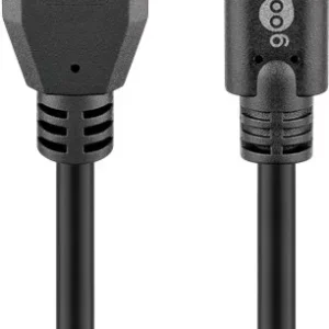 Cablu USB type C tata - USB 3.0 tata 3m negru Goobay
