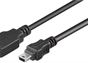 Cablu USB2.0 A mufa tata - USB B mini USB mufa tata 5m Canon Goobay