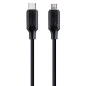 Cablu USB2.0 USB B micro mufa tata - USB type C mufa tata 1.5m negru GEMBIRD CC-USB2-CMMBM-1.5M