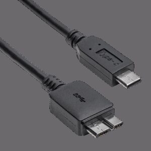 Cablu USB3.0 USB B micro mufa tata - USB type C mufa tata nichelat 1m negru AKYGA AK-USB-44