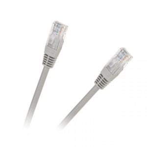Cablu UTP 2m patchcord retea CCA CAT5e 2x RJ45 neecranat gri