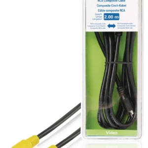 Cablu video compozit RCA tata la compozit RCA tata 2m Valueline