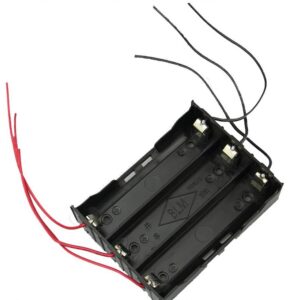 Carcasa 3x 18650 cu fire pentru fiecare slot in parte permite conectare in serie sau paralel