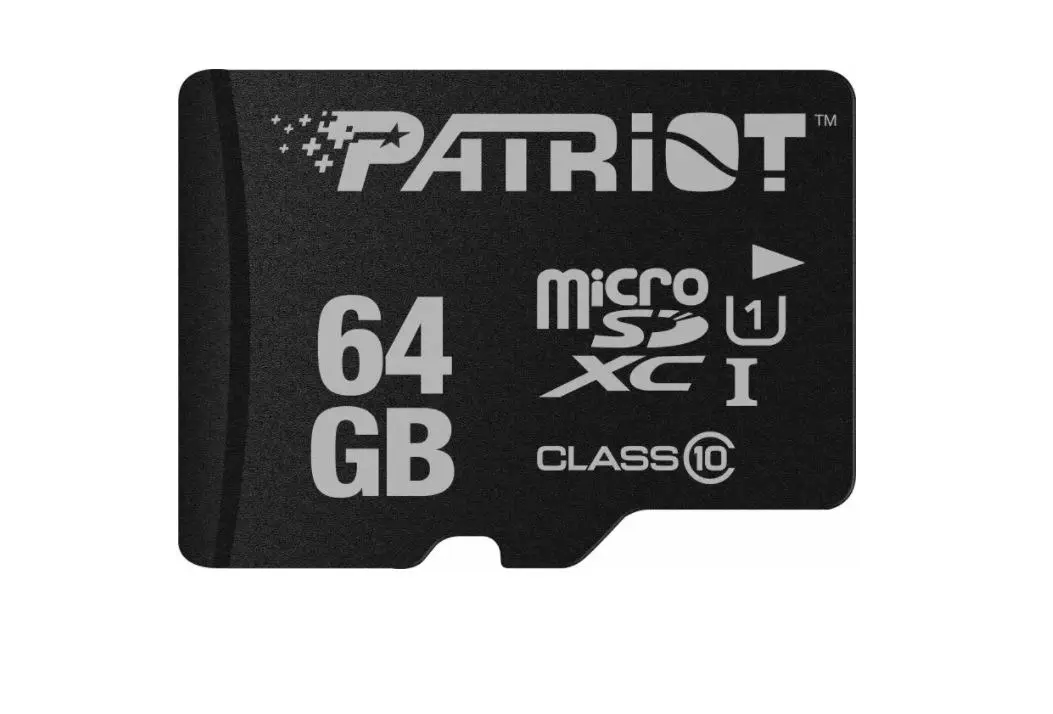 CARD MicroSD PATRIOT PSF64GMDC10 64GB MicroSDXC clasa 10 standard UHS-I U1