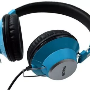 Casca stereo DJ Retro Maxell albastra 3.5 mm 1.3m