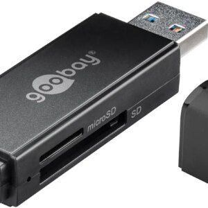 Cititor card reader USB 3.0 si USB TYPE C pentru SDXC SDHC MicroSD si SD Goobay 58261