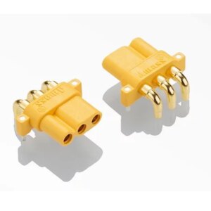Conector alimentare DC soclu MR30 mama 3pin 15A 500V pentru PCB THT AMASS MR30PW-FB