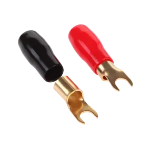 Conector cablu 0.5/8mm 1buc rosu/negru