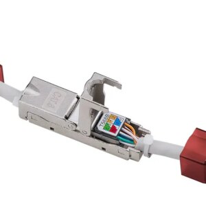 Conector de reconectare cablu fara unelte CAT6 ecranat STP AWG 24/1-22/1 250MHz Goobay 79577