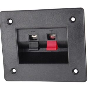 Conector dreptunghiular pentru difuzoare 2 contacte 1 difuzor montare pe panou GNI0239